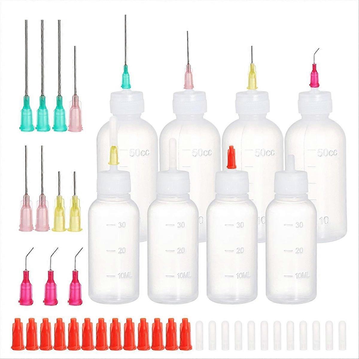 Präzisionsapplikatorpinsel Für Klebstoff, 30-ml- Und 50-ml-spritzenflasche, Feine Spitze, Exakte Dosierung, Ideal Für Heimwerkerarbeiten Und Bastelprojekte