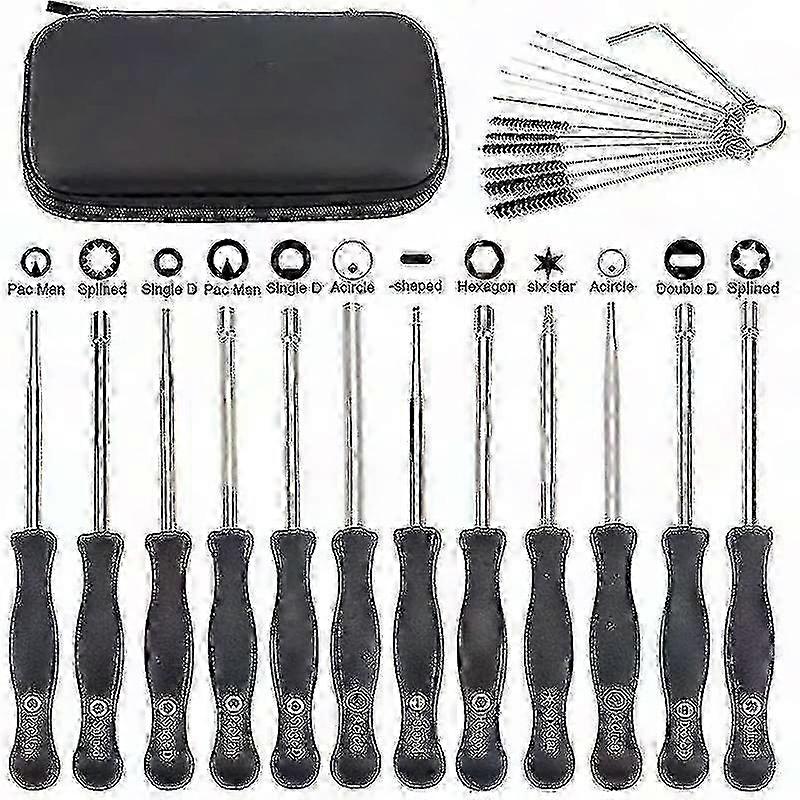 12-teiliges Vergaser-einstellwerkzeugset, Vergaser-tuning-kit, Kompatibel Mit 2-takt-kettensägen, Trimmern Und Freischneidern, Präzisions-vergaserwerkzeug.