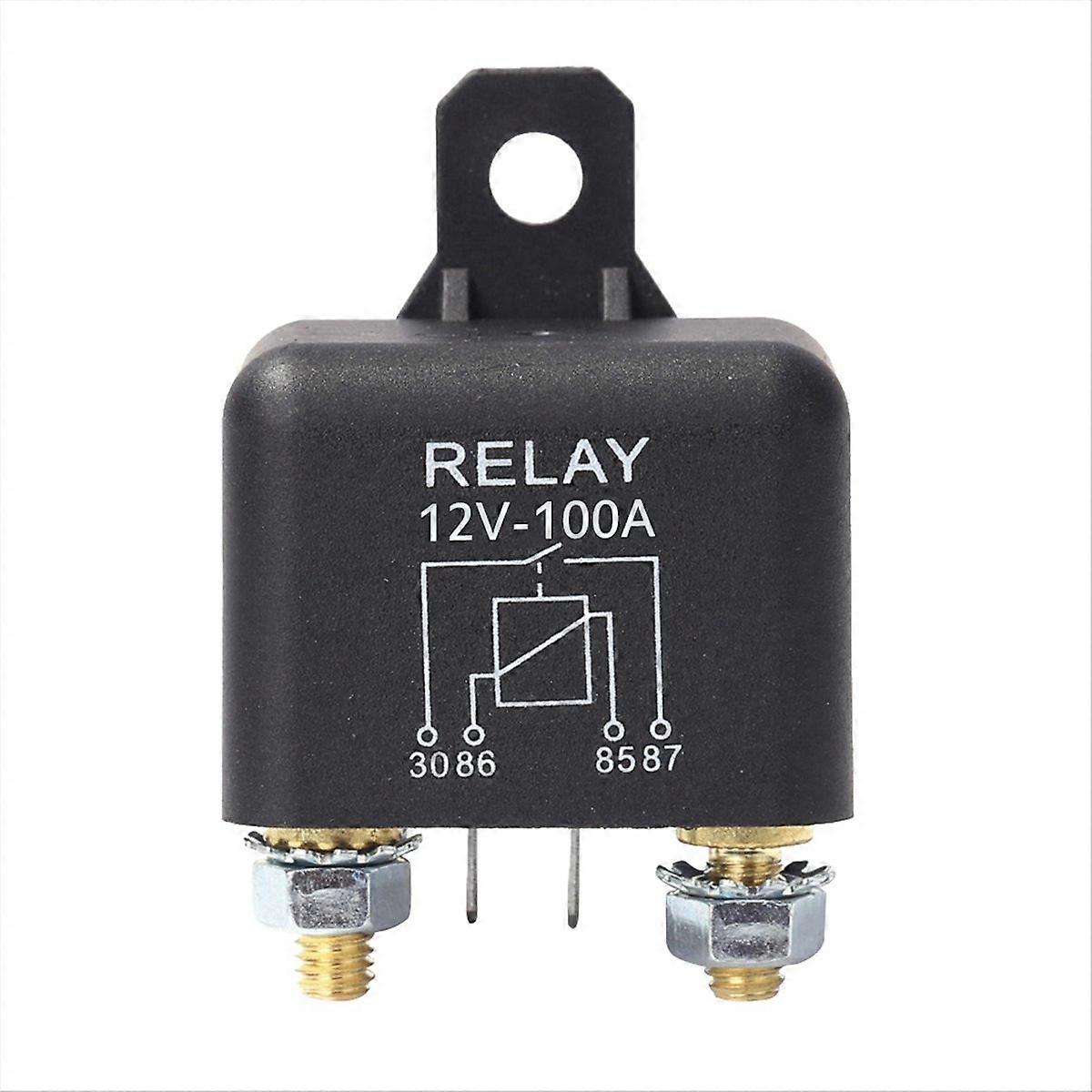 12v 100a Relais Für Lkw Und Pkw, Hochleistungs-kfz-relais, Ersatzteil Für Elektrische Systeme, Zuverlässiges Schalten Von Strom.