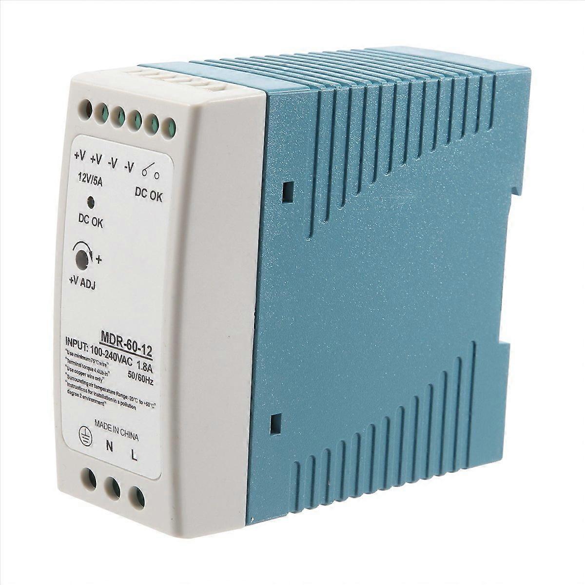 Mdr-60 12v 60w Din-schienen-netzteil Ac/dc-wandler Industriespannungsregler