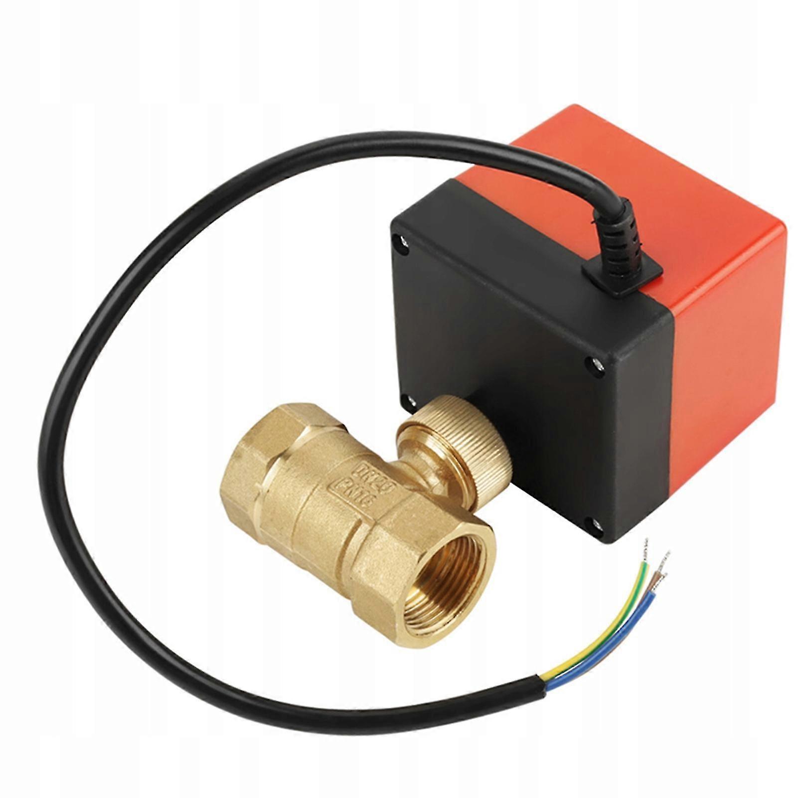 Elektrisches Kugelventil 12v Mit Servomotor, Dn20 3/4'', Wasserdurchflussregelung, Gewindeanschluss, Für Den Einsatz Im Haushalt Und In Der Industrie.