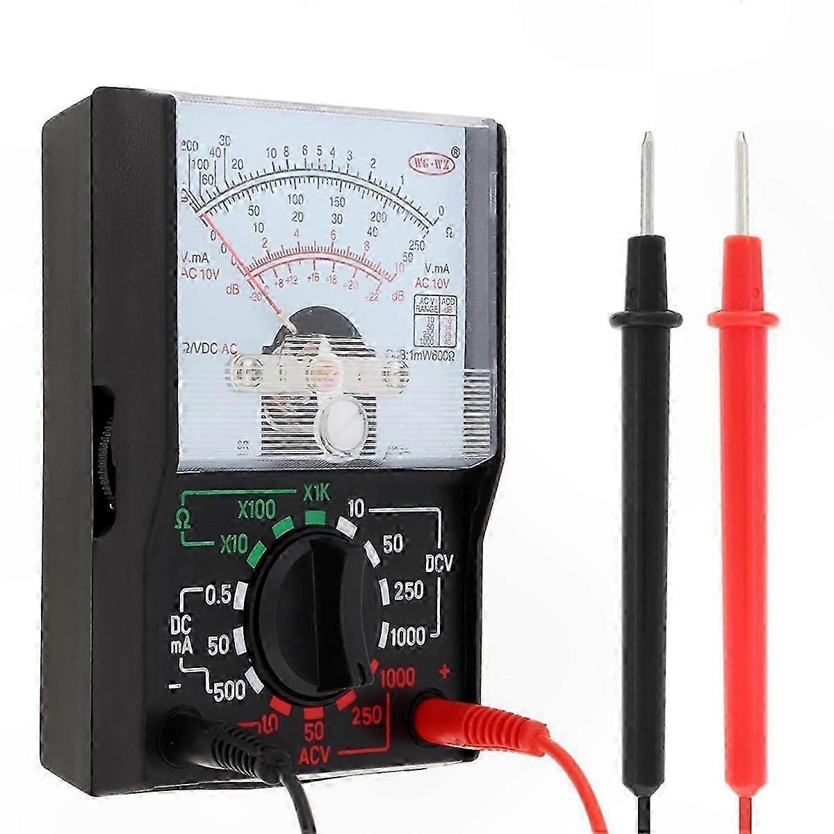 Digitales 1000-v-multimeter, Amperemeter/ohmmeter-tester Mit Messleitungen Und Batterie Im Lieferumfang Enthalten