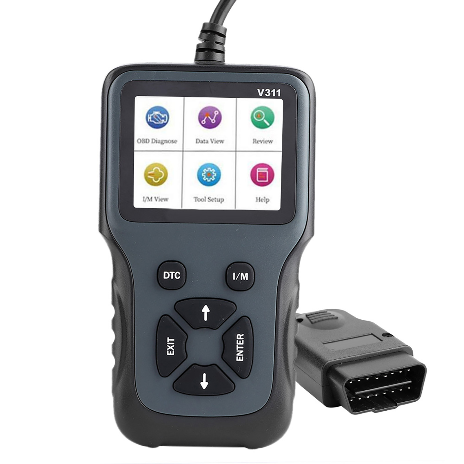 V311 Obd2-scanner Mit Farbbildschirm (8-36 V) – Kfz-fehlercodeleser Und Fahrzeugdiagnosegerät