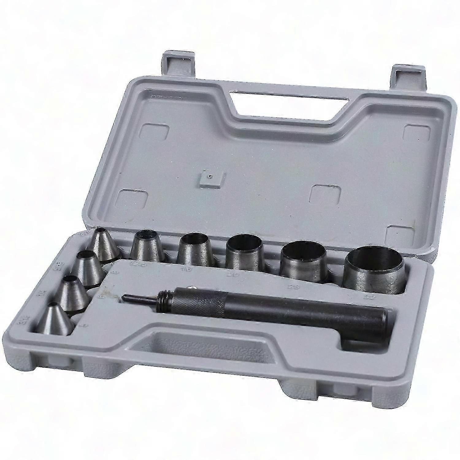 Set Mit 10 Robusten Hohlstanzen Für Leder, Gummi Und Dichtungen, Diy-stanzwerkzeug Für Lederarbeiten, Professionelle Rotationsstanze