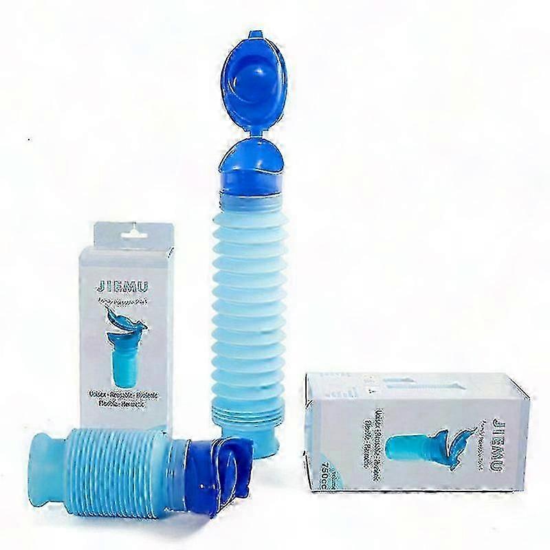 Verstellbares, Tragbares Urinal (750 Ml), Mini-reiseurinal Zum Ausdehnen Für Camping, Mobile Toilette Für Kinder Und Erwachsene, Notfallflasche Für Unterwegs
