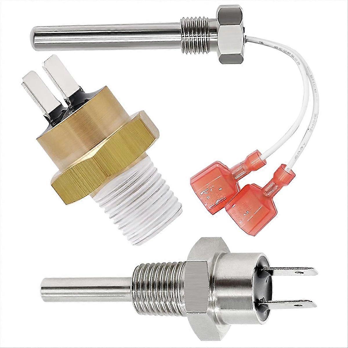 Schornsteinsonde 42002-0024s, Sicherheitsthermostat 42001-0063s, Abgassensor Für Heizkessel, Überhitzungsschalter, Ersatzteil, Doppelset, Kompatibles Heizgerät, Zuverlässiger Ersatz.