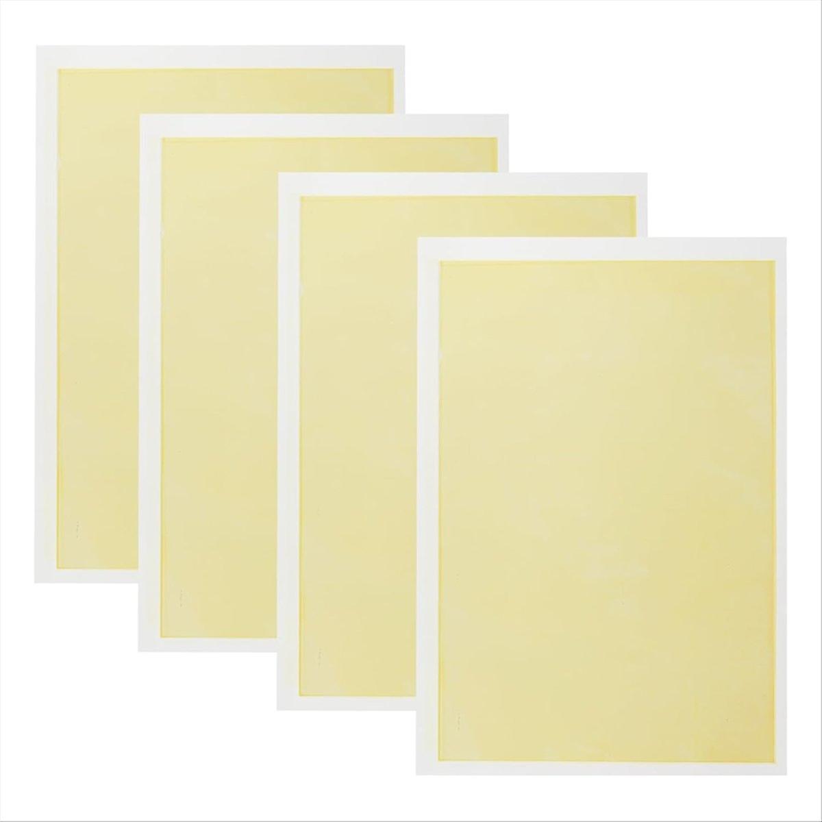 Set Mit 4 Lasermarkierungsblättern Für Keramik, Glas Und Metall – Hochpräzisions-gravurpapier