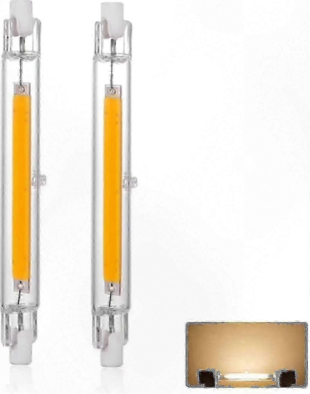 30-w-r7s-led-lampe, Dimmbar, 3000 Lm, Warmweiß (3000 K), 118 Mm, Linearer Halogenlampenersatz, 360°-beleuchtung, Hochleistungslampe