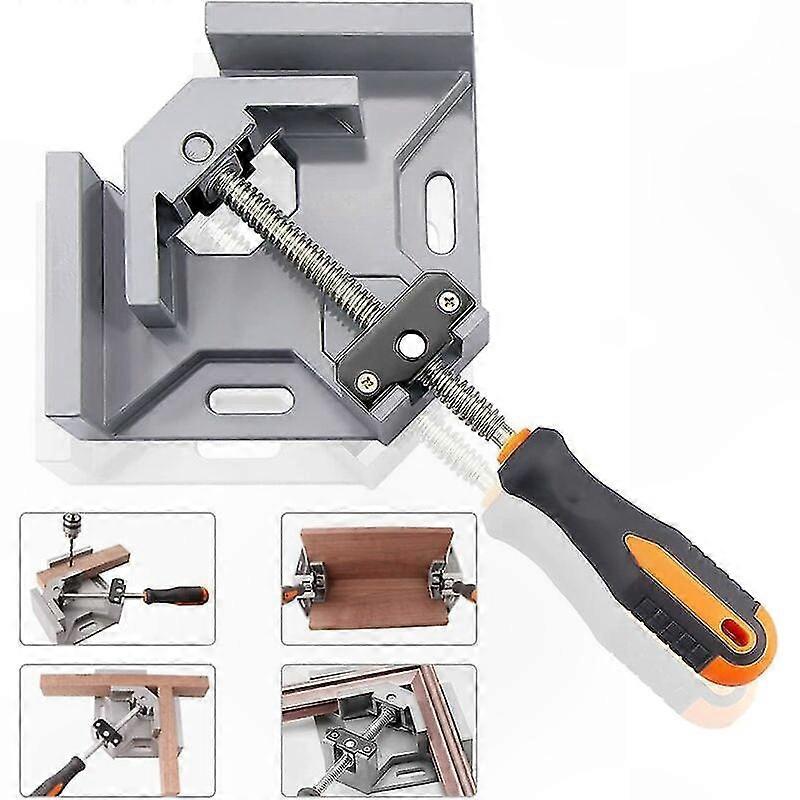 90°-klemmwinkel, Rechtwinkliger Aluminium-schraubstock, 70 Mm Spannweite Für Holzbearbeitungs-, Schweiß- Und Technische Projekte.