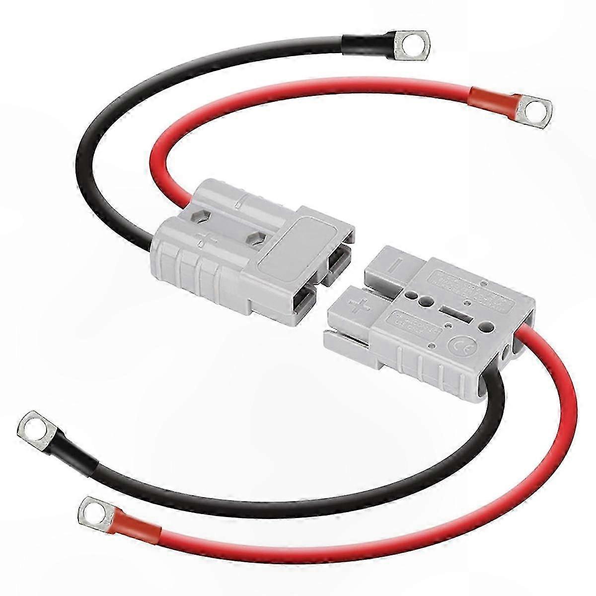 50-a-anschlussset Mit 8-gauge-batteriekabeln (30 Cm) – Wasserdichte Schnellverbinder Für Lithiumbatterien