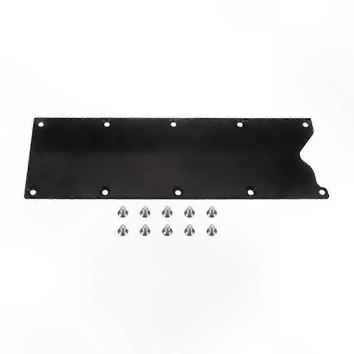 Schwarze Ansaugkrümmerabdeckung Für Ls-motoren, Hochwertige Dichtplatte, Kompatibel Mit Der Ls-serie, Motorschutzdichtung, Robustes Ersatzteil.