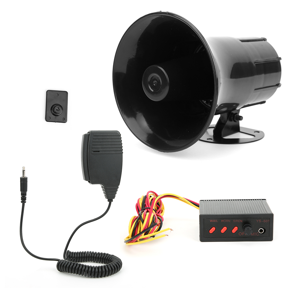 Universelle 3-ton-autoalarmsirene (115 Db, 50 W) – Autoalarmsirene Mit Leistungsstarkem Megafonlautsprecher