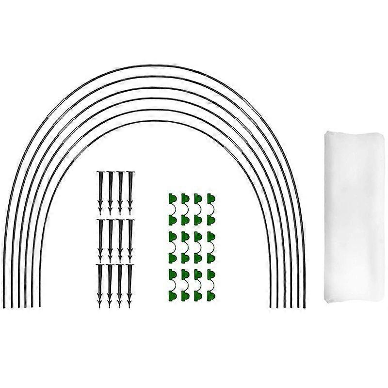 Gartenbogen Für Schutznetze, Gemüseanbautunnel, Rostfreies Tunnelgewächshaus, 2er-set, Pflanzenwachstum