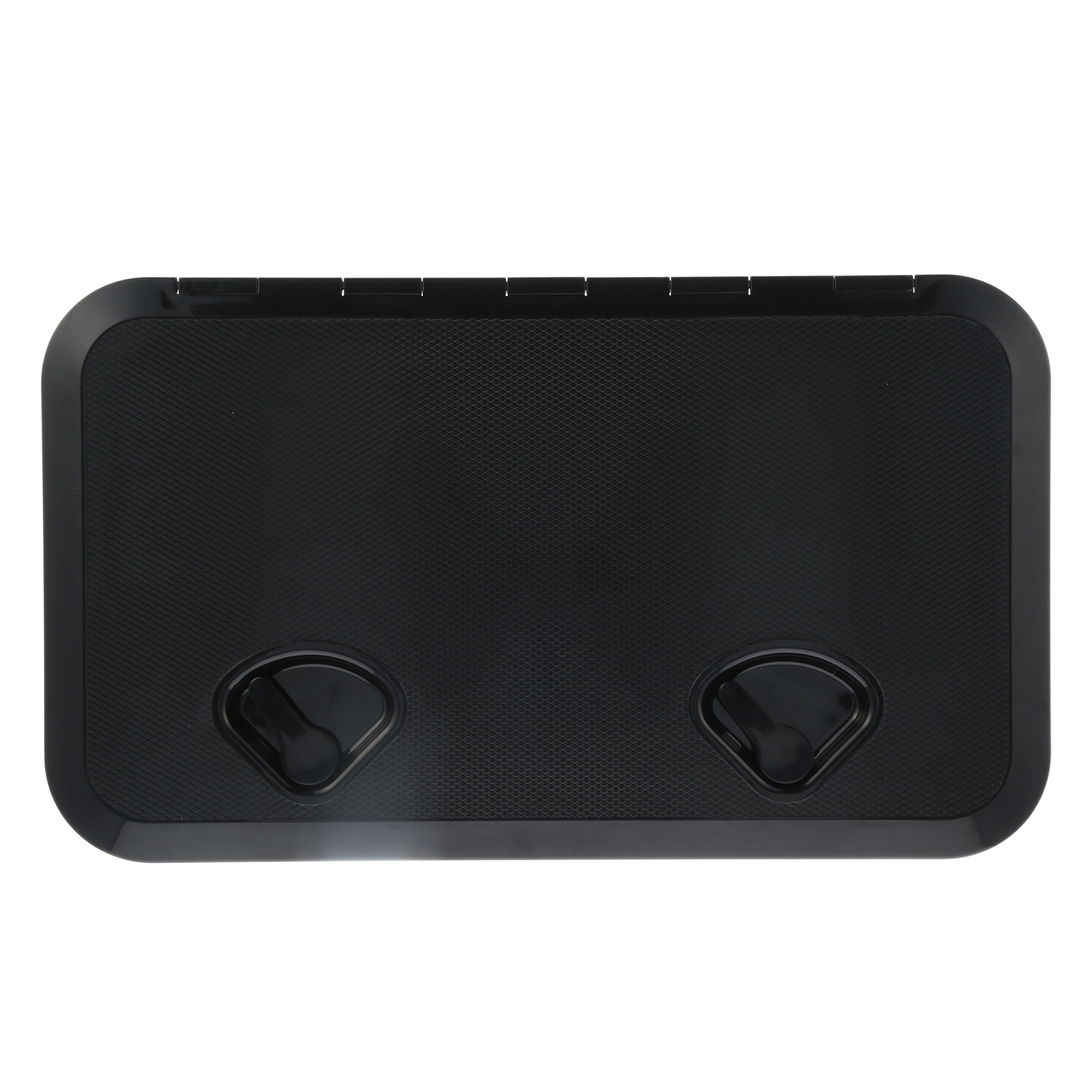 Zugangsluke Für Marinedecks Mit Schloss, Uv-beständig, Schwarz, Abmessungen 24x14 Zoll.