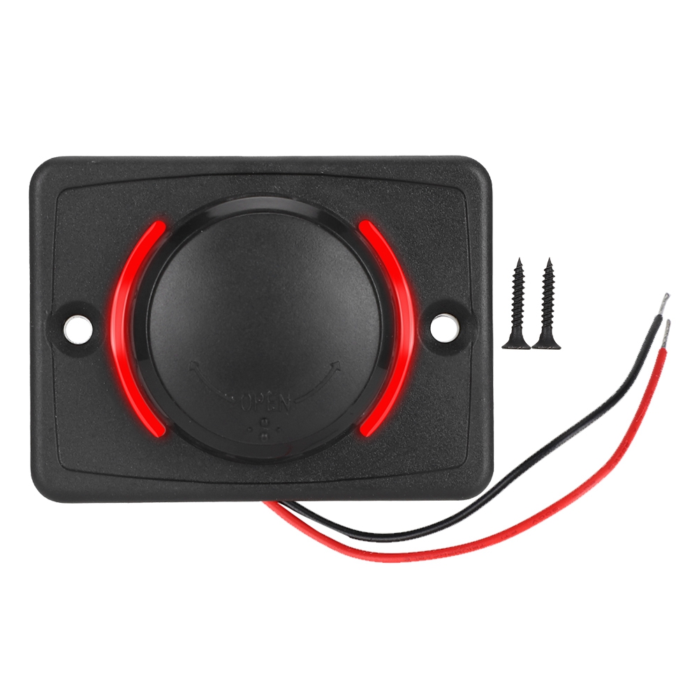 Doppelanschluss-usb-autoladebuchse 12v/24v Dc 3,1a, Mit Roter Led-anzeige, Schwarz.