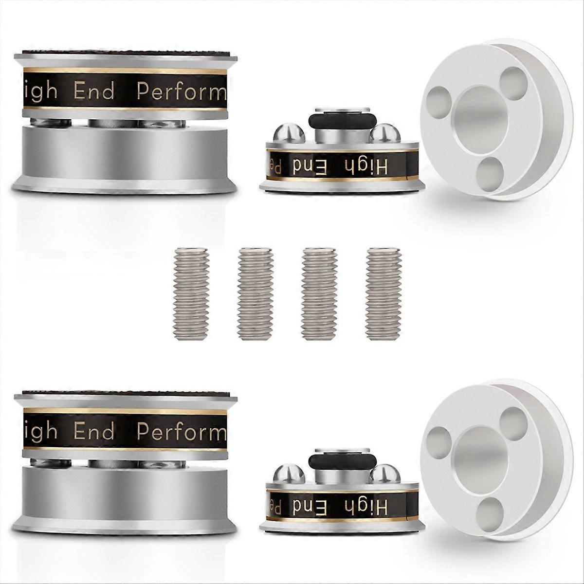 Hifi-lautsprecherständer, Stoßdämpfende Unterlage, Antivibration, Silber