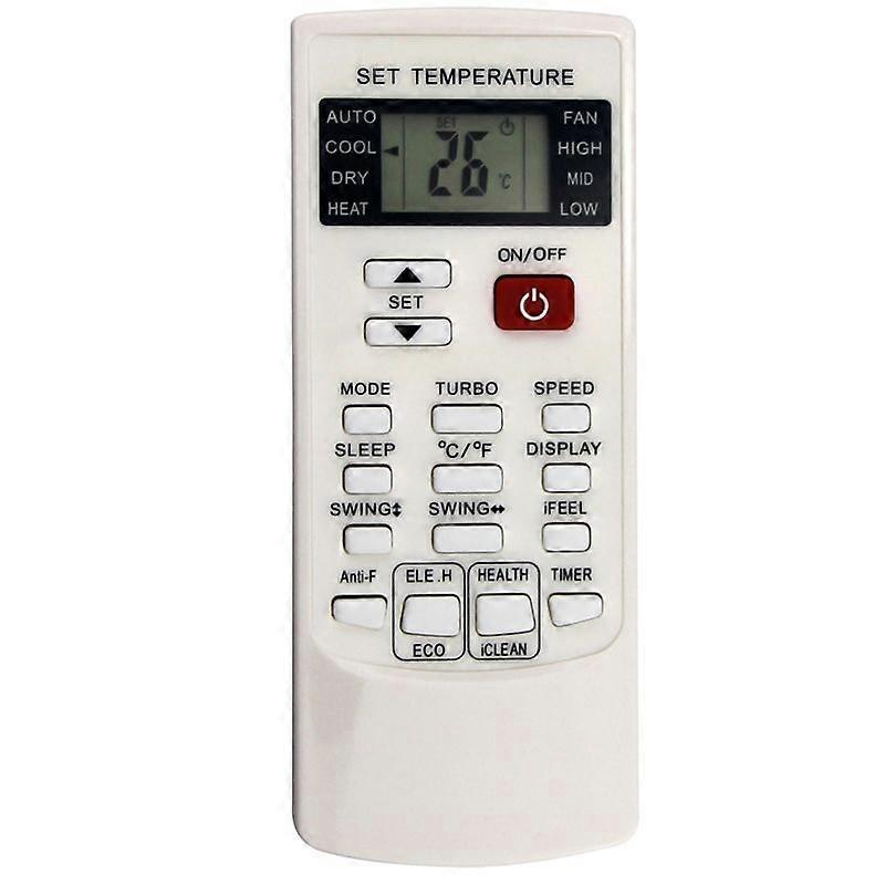 Aux-fernbedienung Für Klimaanlagen Der Modelle Ykr-h/002e Und Ykr-h/006e, Kompatibel Mit Markengeräten, Einfacher Austausch, Präzise Temperatur- Und Modussteuerung, Ergonomisches Design, Ideal Für Den