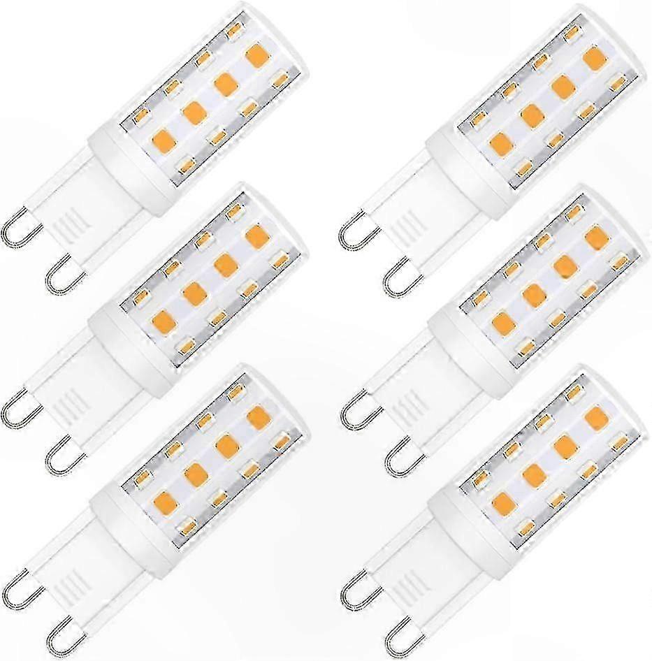 G9 Led-lampe, Warmweiß, 3 W 2-stift-sockel, 220 V Dimmbar, 2700 K 6er-pack