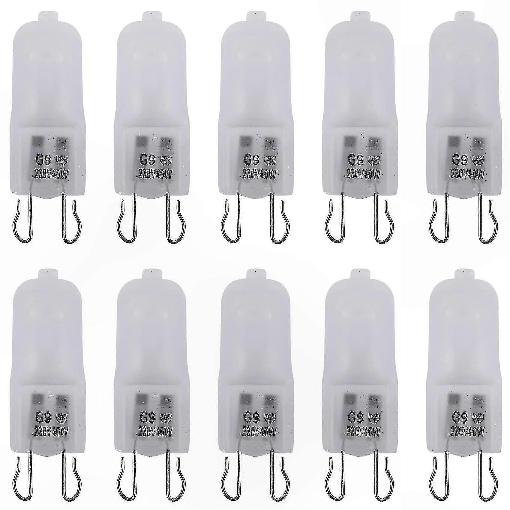 Mattierte G9-halogenlampen, Warmweiße Kapseln, 40 W, 230 V, 10er-packung Für Büros Und Arbeitsbereiche