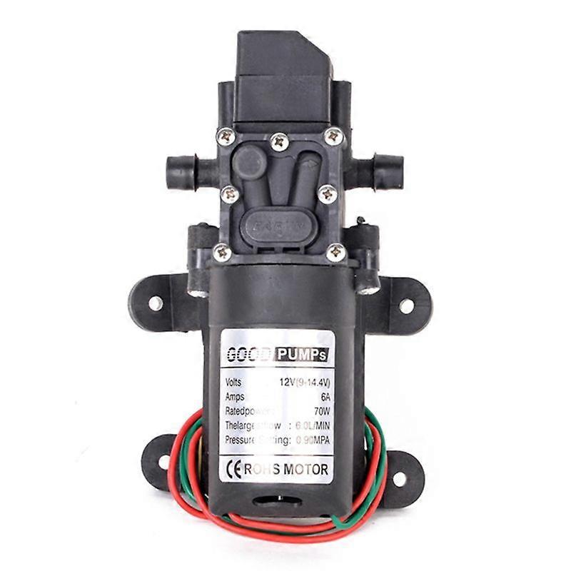 Automatische Membranpumpe 6 L/min, Integrierter Schalter, Gewindelos – 1-teilig, Für Den Einsatz In Kraftfahrzeugen, Konstanter Durchfluss, 12-v-motor, Ideal Für Wohnmobile Und Boote.