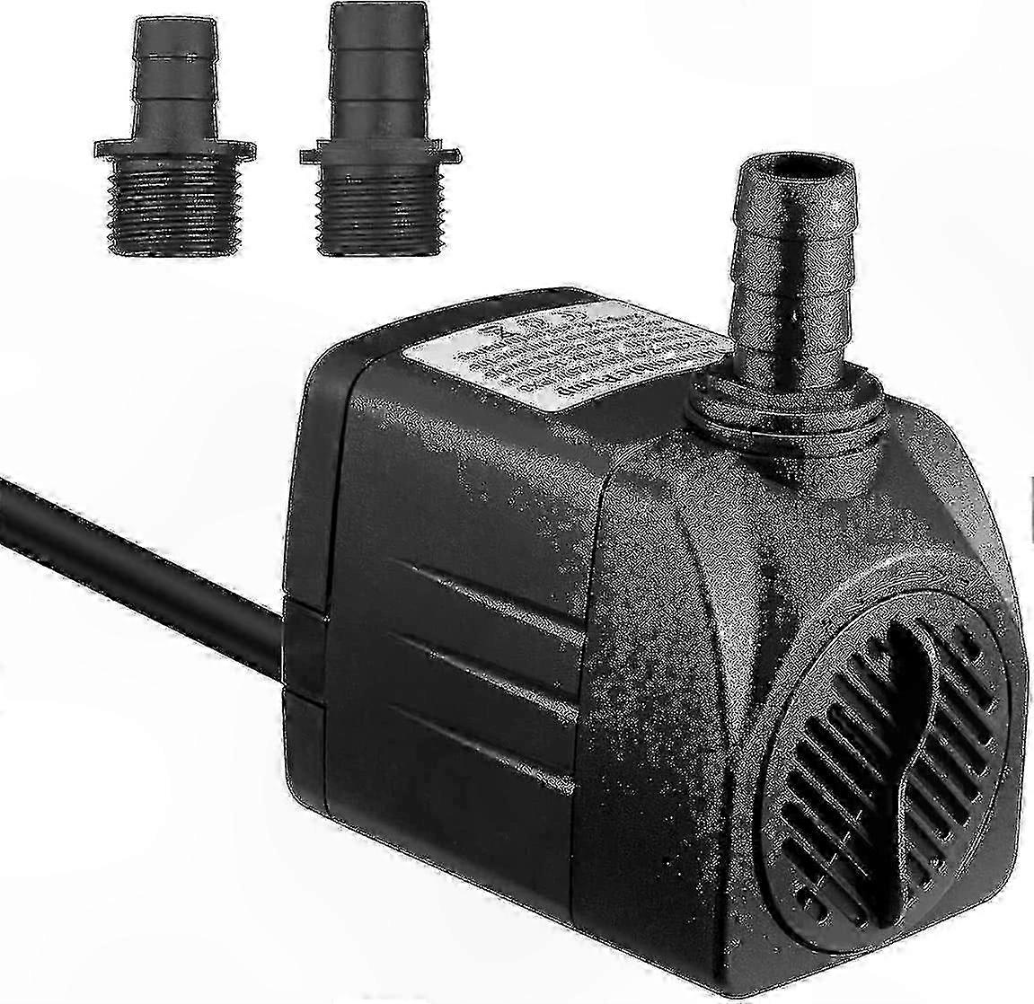 25-w-tauchpumpe, 1500 L/h Fördermenge, 1,5 M Kabel, 2 Düsen Für Teiche Und Springbrunnen Im Lieferumfang Enthalten