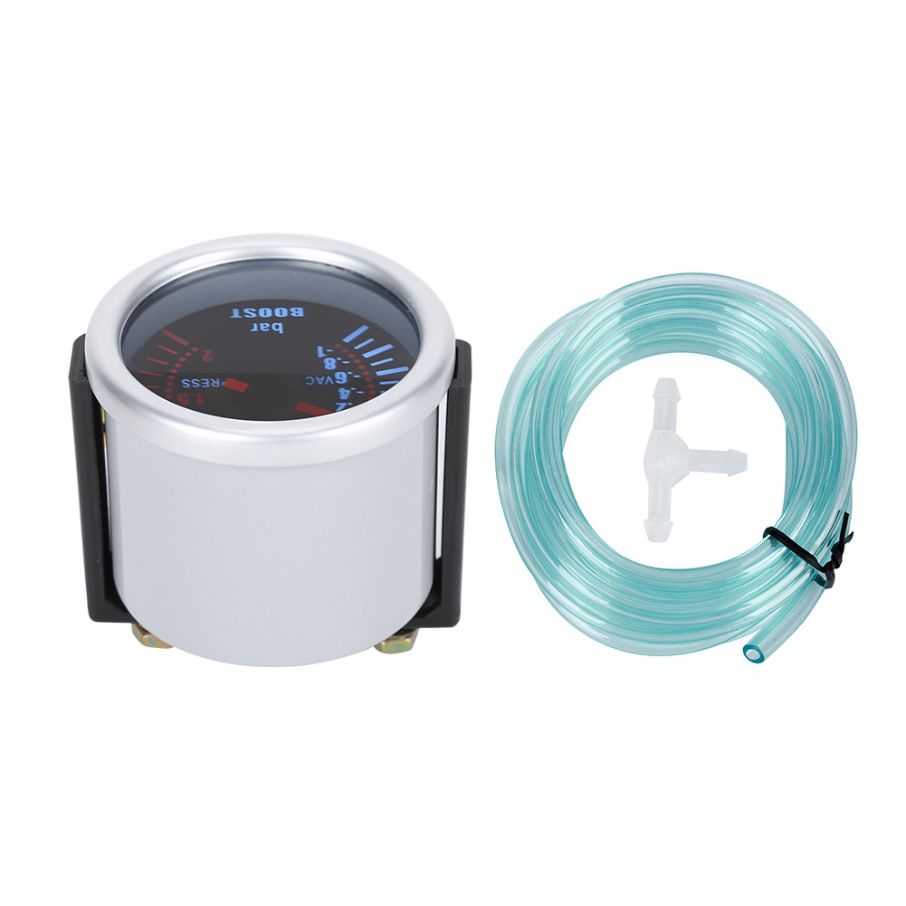 52 Mm (2 Zoll) Turbo-druckanzeige Mit Led-beleuchtung, Getöntem Glas, Universelles Autozubehör