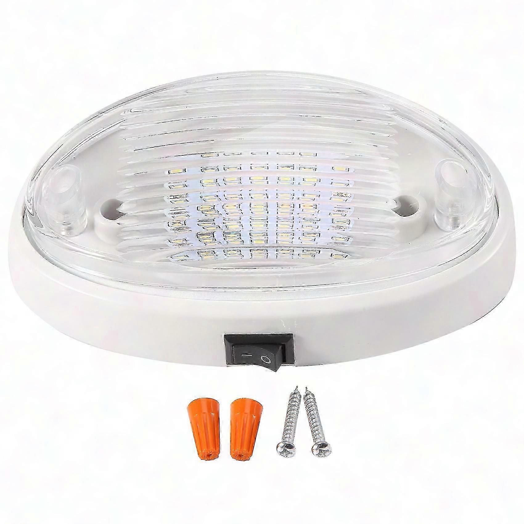 12v-led-leuchte Mit Schalter Für Wohnmobil, Wohnwagen, Boot, Vorzelt, Anbauzelt, Tunnelzelt, Staukasten – Weiß, Modell Gx2024121119
