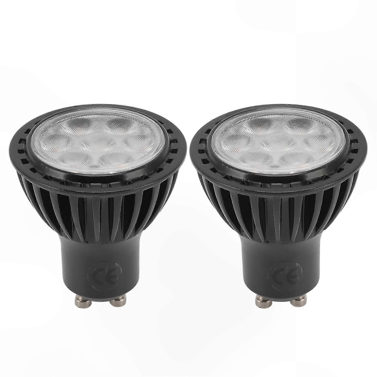 2er-pack Gu10 7w Warmweiße 3000k Led-lampen Für Küchenarbeitsplattenbeleuchtung, Ersatz Für 110-240v