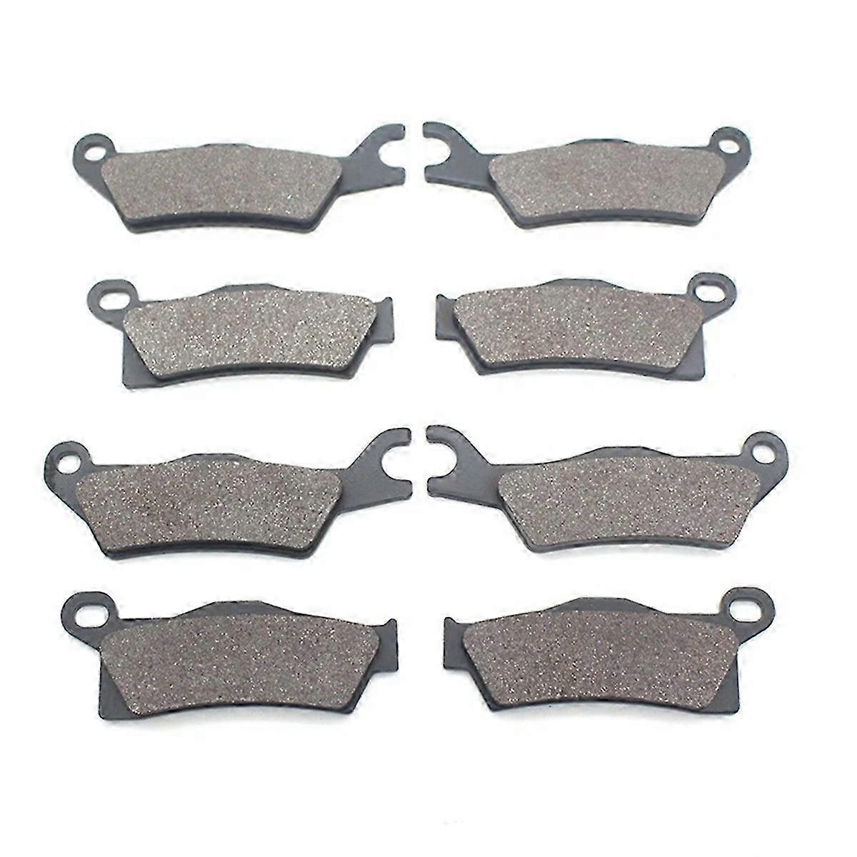 Satz Mit 8 Bremsbelägen Für Vorder- Und Hinterachse Für Motorräder Und Quads 12-15 Std Efi, Kompatibel Mit Neueren Modellen, Hochleistungsersatz.