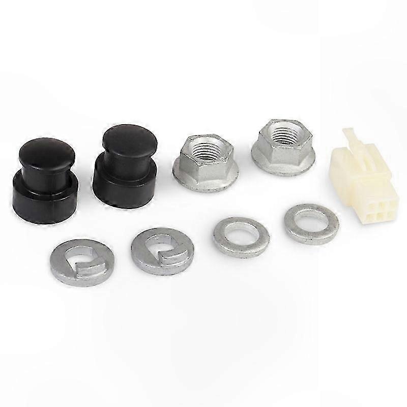 Vorderachs-sicherungsmutter Für E-bike-radmotor M12, Mit Unterlegscheibe, Distanzstück Und Mutternabdeckung, 12 Mm Gewinde, Komplettes Befestigungsset.