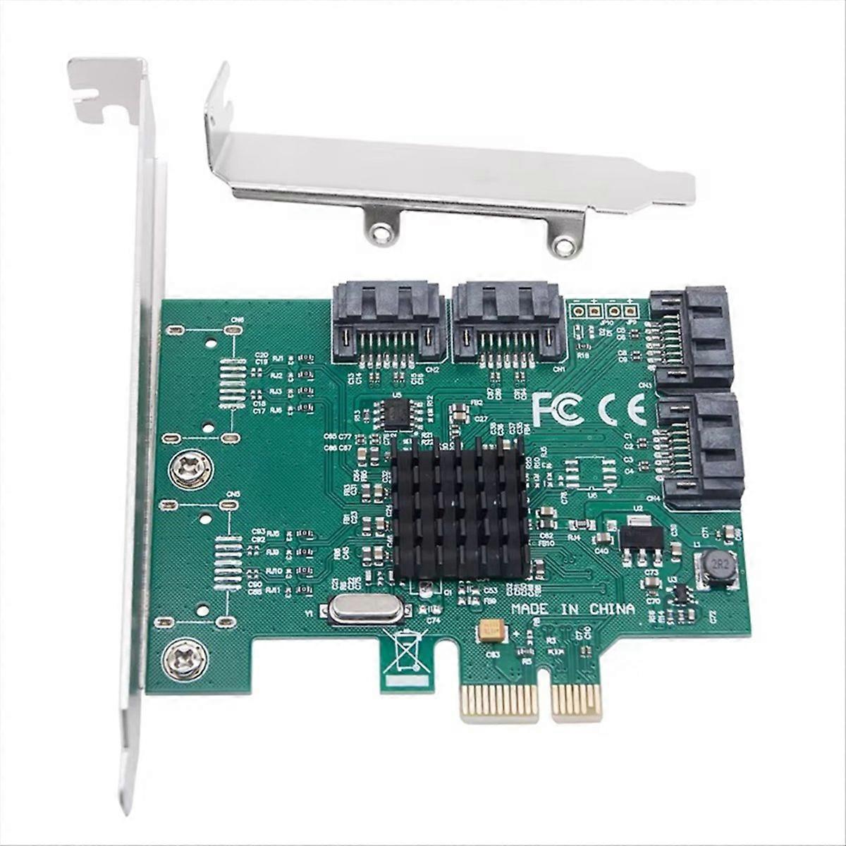 Pcie Sata Auf Sata Iii Adapterkarte, Festplatten-erweiterungscontroller, Unterstützt 2 Interne Anschlüsse, Hohe Geschwindigkeit, Desktop-kompatibel, Montagesatz Im Lieferumfang Enthalten