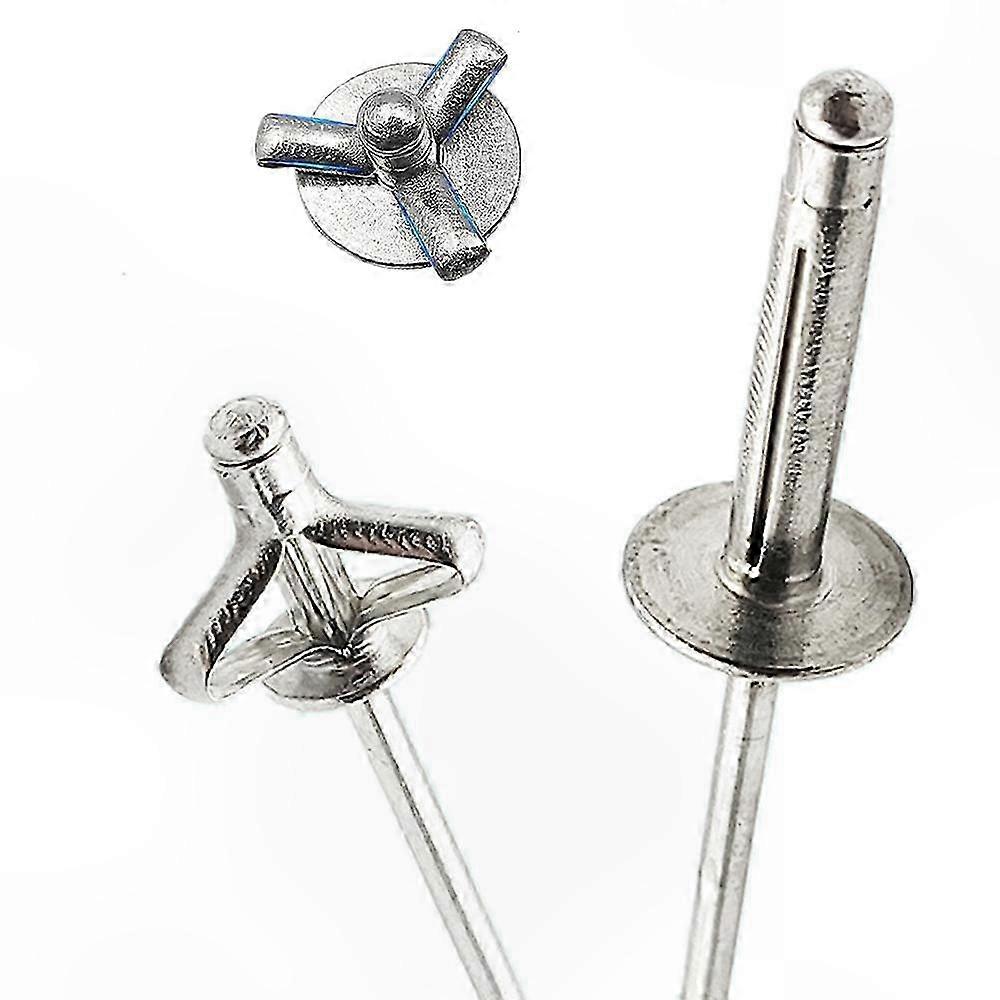 50 Silberne Aluminium-blindnieten Mit Stahlschaft, 32 Mm, 40 Mm, 48 Mm, Befestigungselemente Für Auspuffanlagen Und Mehrzweckanwendungen