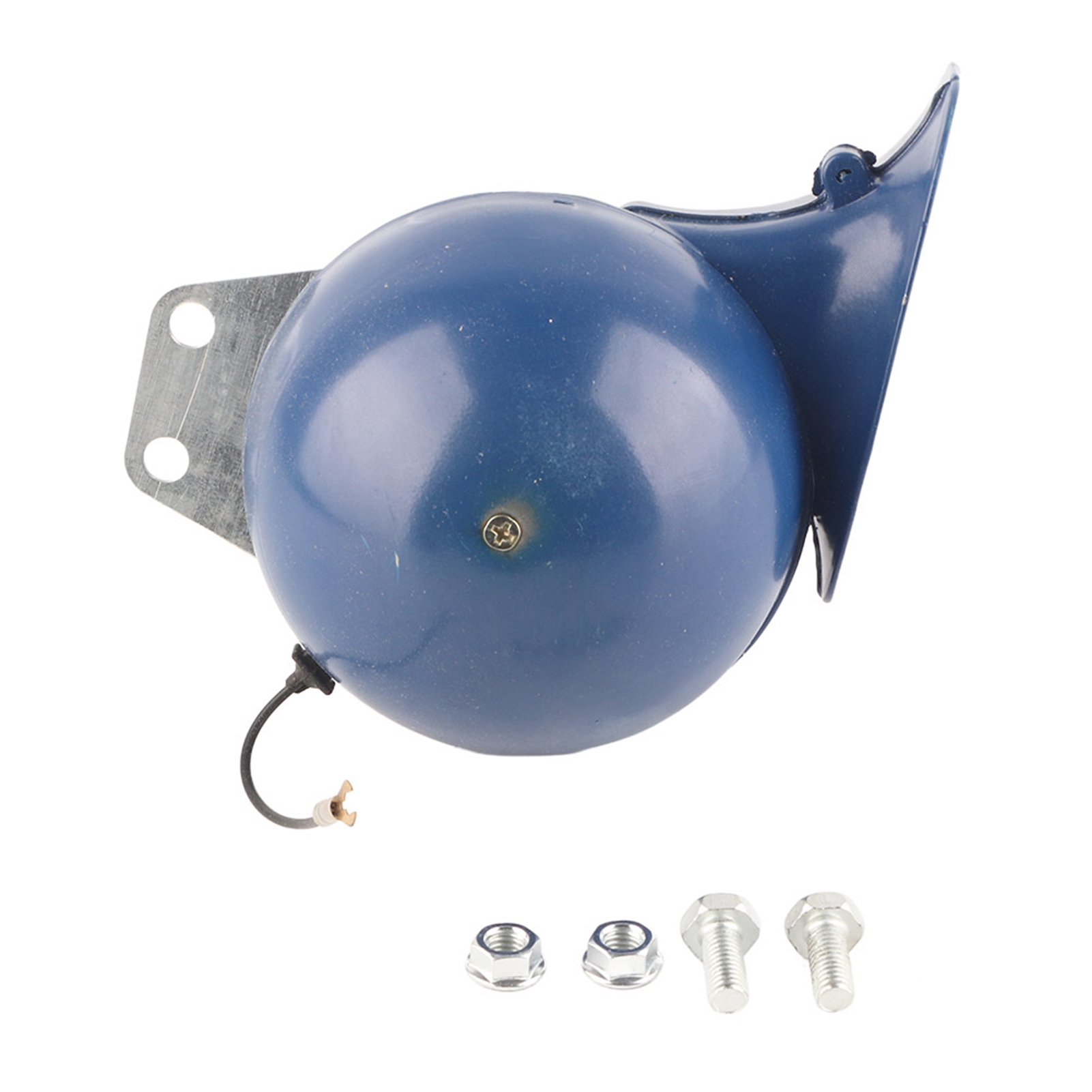 Universelle 8v 110db Schneckenförmige Elektrische Hupe Für Auto, Motorrad, Lkw Und Boot – 9a Blau