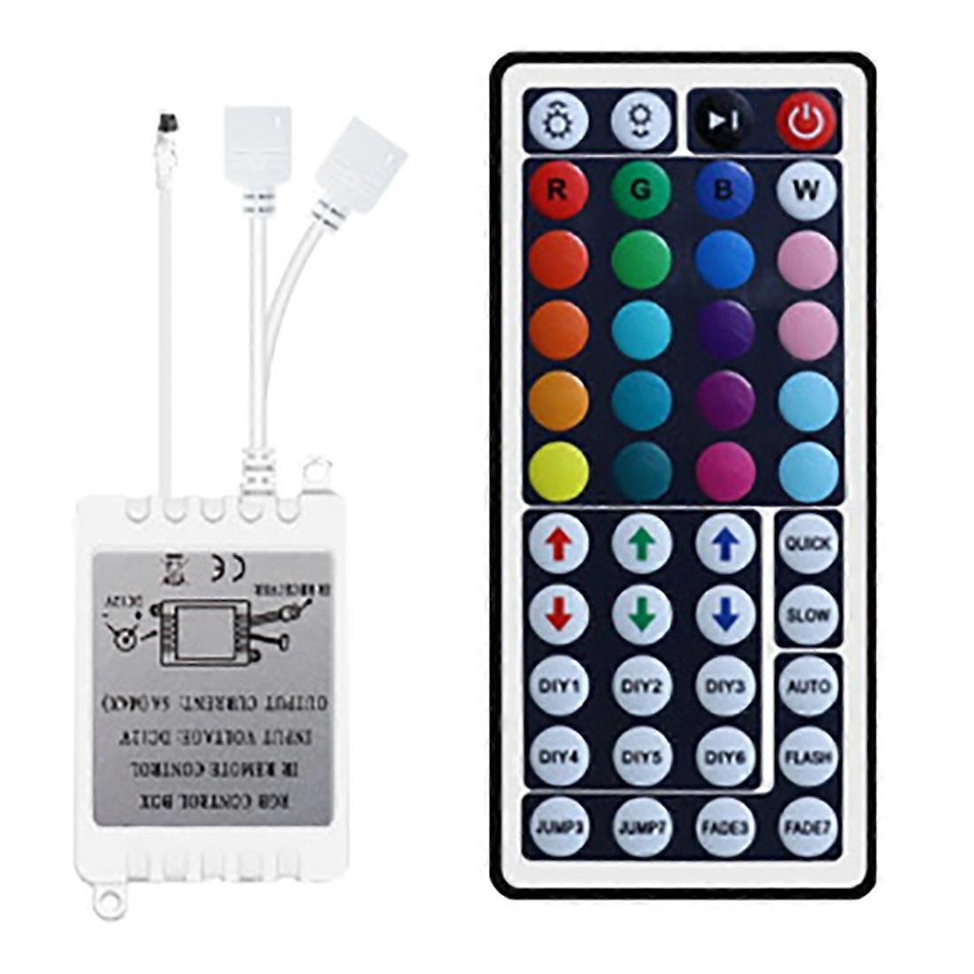 Rgb-led-streifen-steuerbox Mit 44-tasten-fernbedienung, Mehrfarben-steuermodul Für Lichtstreifen