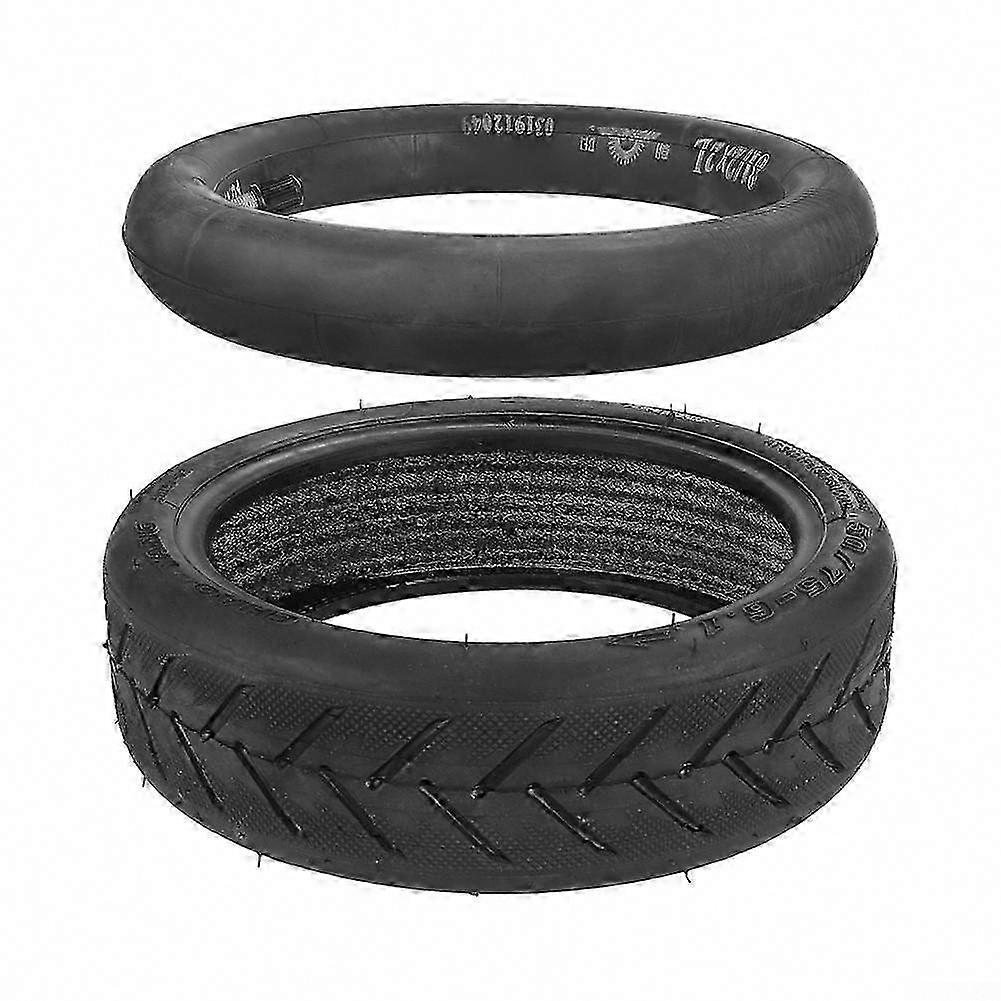 Schwarzer, Verdickter Gummireifen 50/75-6.1, 8,5 Zoll, Für Elektroroller, Robustes, Verstärktes Rad, Kompatibel Mit Verschiedenen Modellen, Langlebiger Und Stabiler Grip.