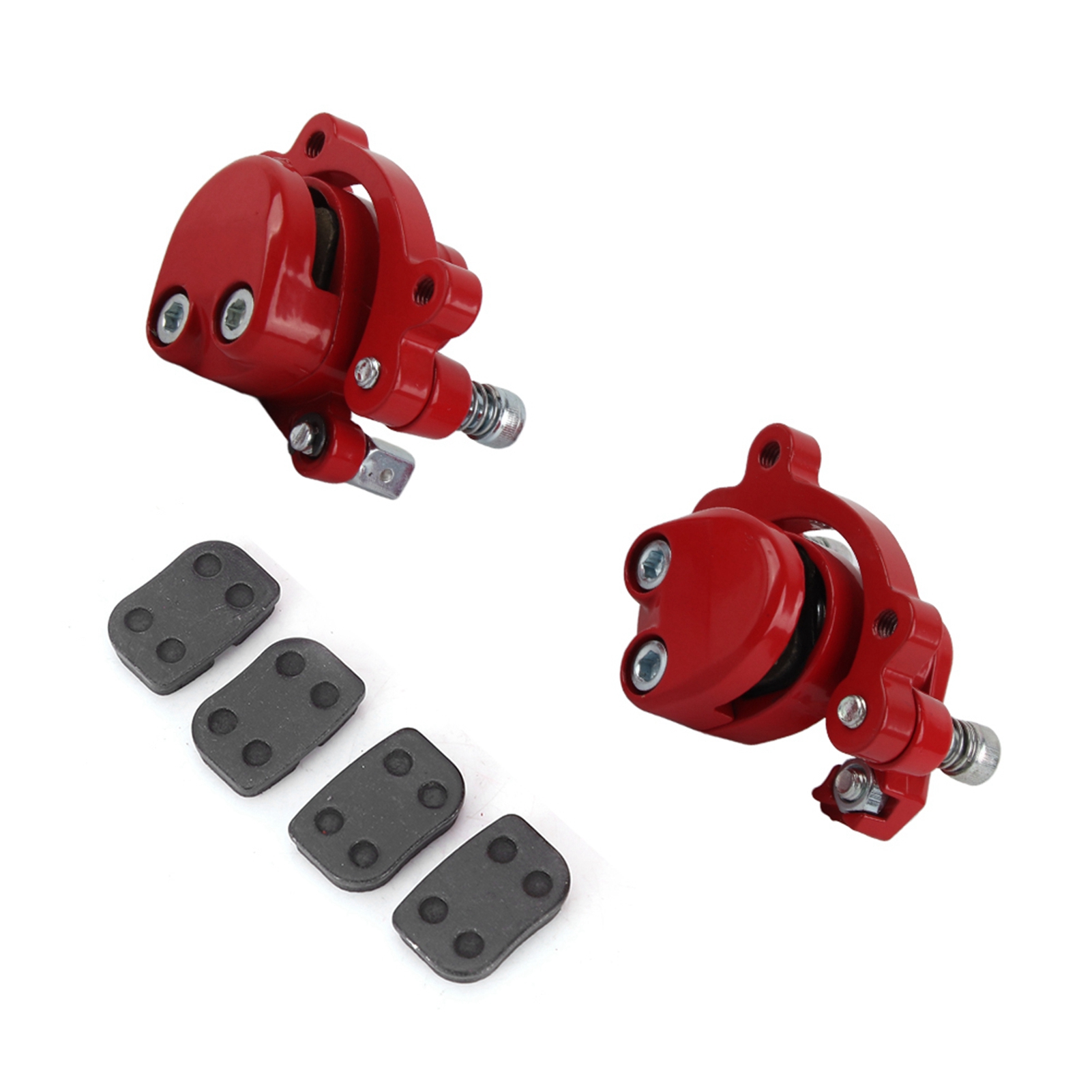 Vorder- Und Hinterrad-scheibenbremssattel + Bremsbeläge Für 43cc 47cc 49cc Minibike/atv/quad