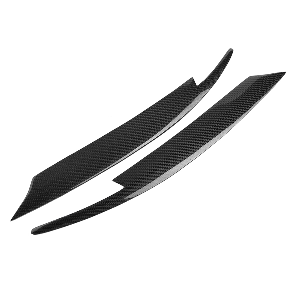 2 Stück Scheinwerferblenden Aus Kohlefaser Für Subaru Impreza Wrx Sti 2008-2011, Schwarze Projektor-augenbrauen