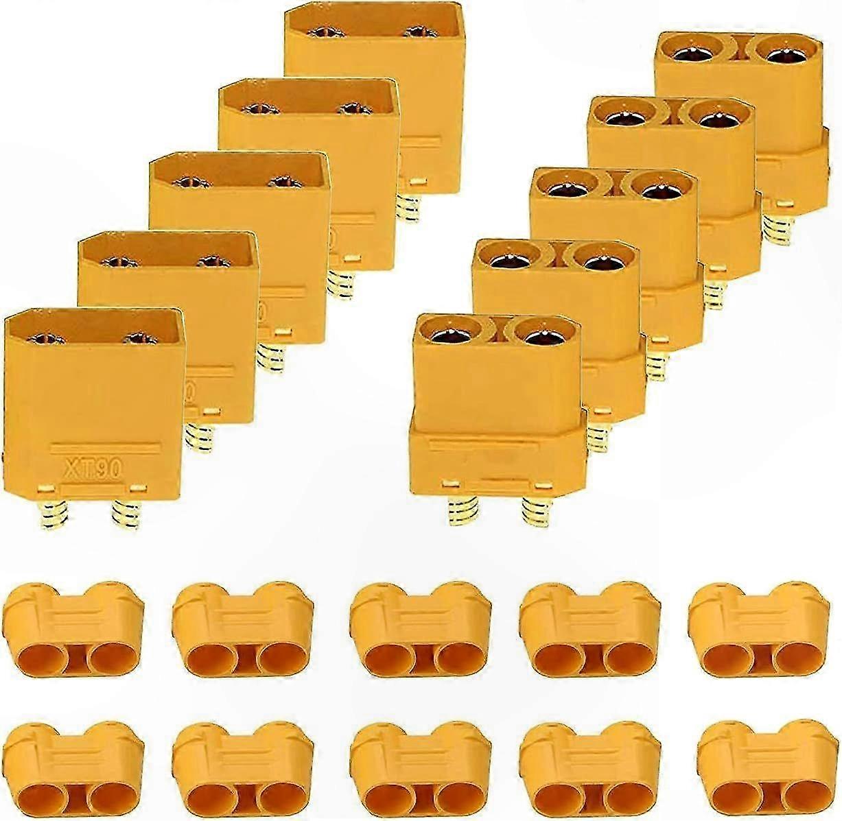 Xt90-stecker (männlich Und Weiblich), 5 Paare Mit Schutzhülle, Stecker Für Rc-modellbau
