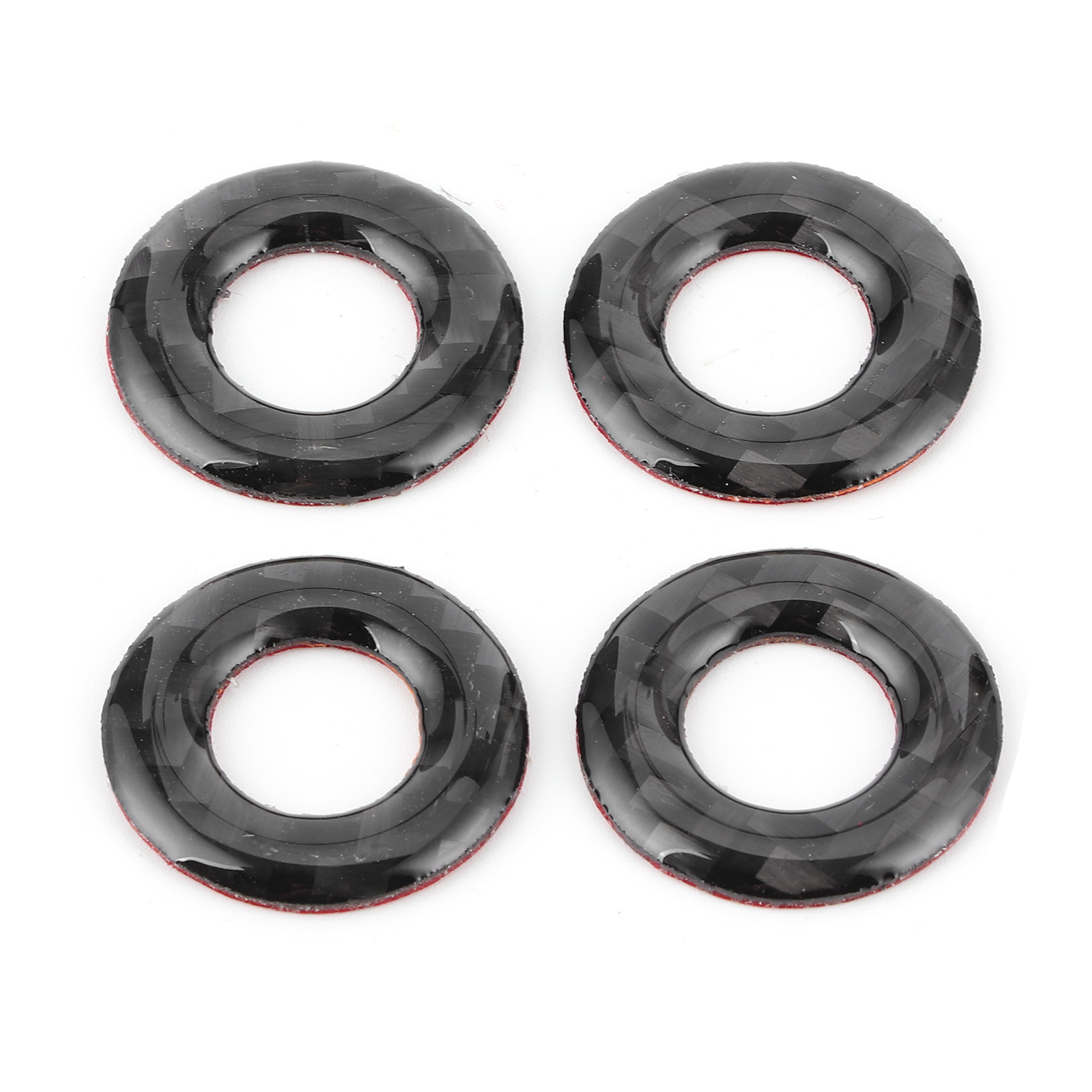 4 Türverriegelungsknopfblenden Aus Kohlefaser, Autozubehör Für Dodge Charger 2011-2014
