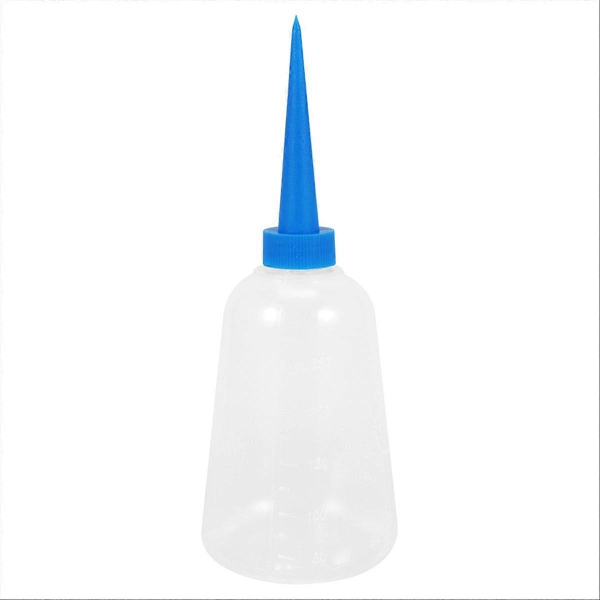 250 Ml Durchsichtige, Blaue Kunststoff-applikatorflasche Für Flüssigkleber, Präziser Und Praktischer Spender
