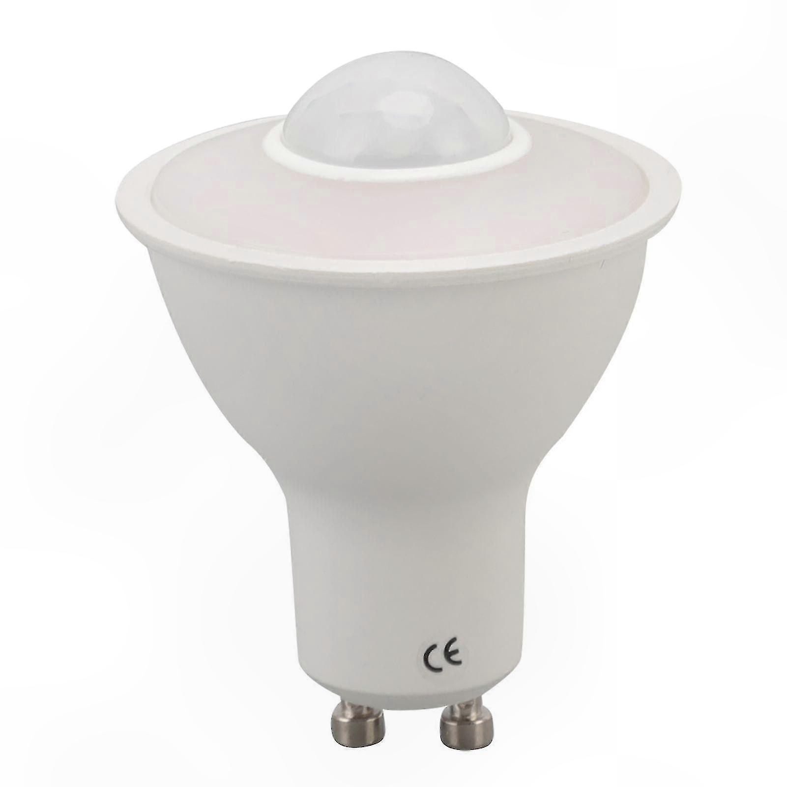 Gu10 5w 500lm 3000k Warmweiße Led-lampe, Integrierter Bewegungssensor, 100–240v, Ersatz Für Decken- Und Flurleuchten, Energieeffiziente Beleuchtung