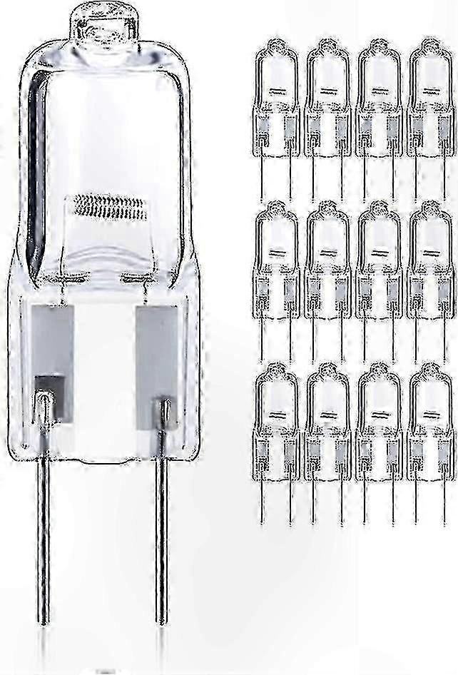 12v 50w Halogenlampe, G6.35 T4 Sockel, 820 Lumen, Dimmbar, 12er Packung, Effiziente Bipin-beleuchtung.