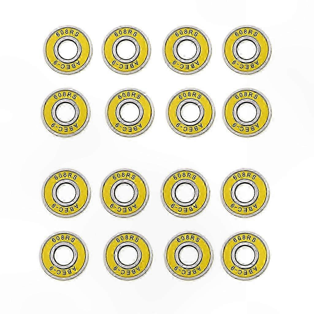 Hochleistungs-abec-9-kugellager Für Skateboards Und Inlineskates, 16er-set, Optimale Präzision Und Leichtgängiges Gleiten