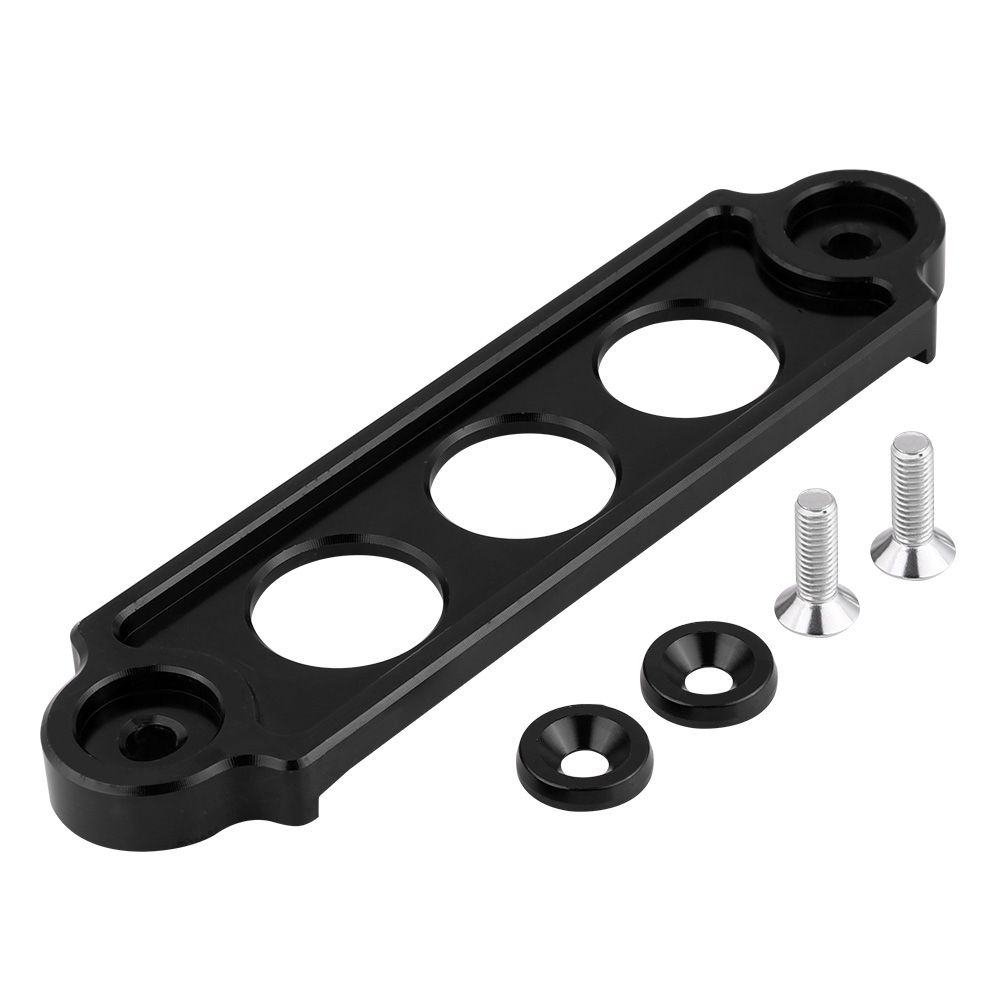 Rennbatterie-halterung Für Honda Civic / Crx 1988-2000, Schwarz Eloxierte Verriegelungshalterung