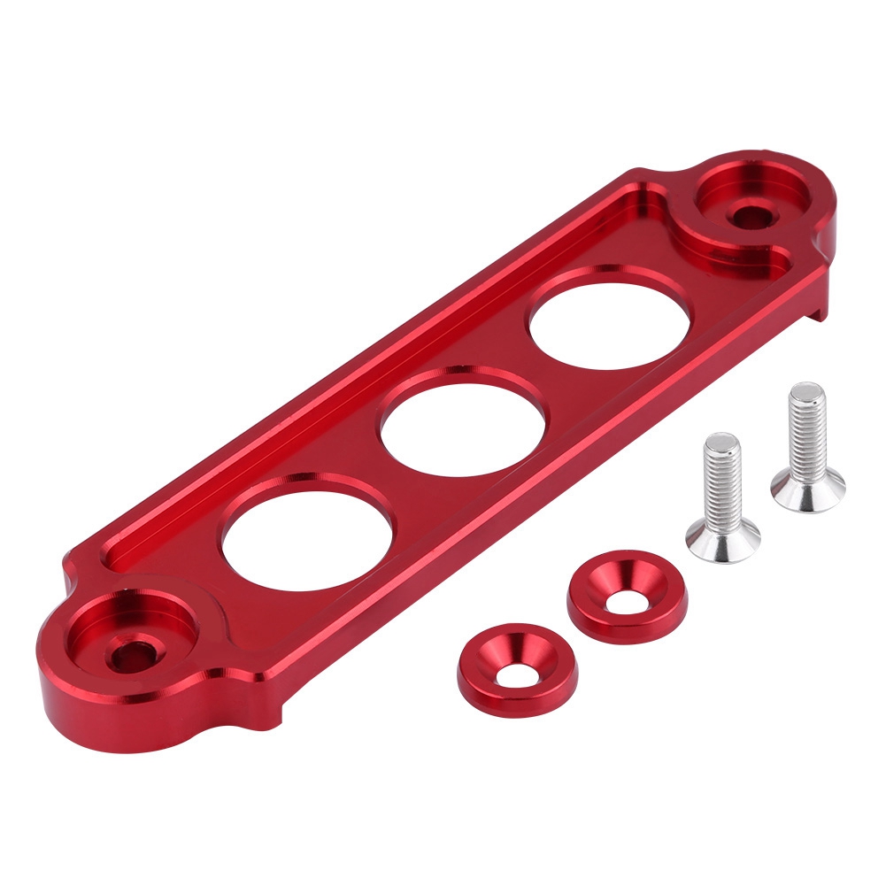Rot Eloxiertes Batterieband-set Mit Verriegelung Für Honda Civic Crx 1988-2000