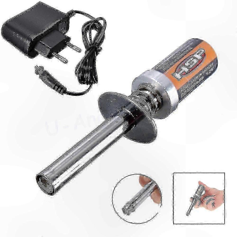 Wiederaufladbarer 1,2-v-akku Für Zündkerzen, Kompatibel Mit 1/10- Und 1/8-rc-nitromotoren, Ladegerät Inklusive, Lange Lebensdauer