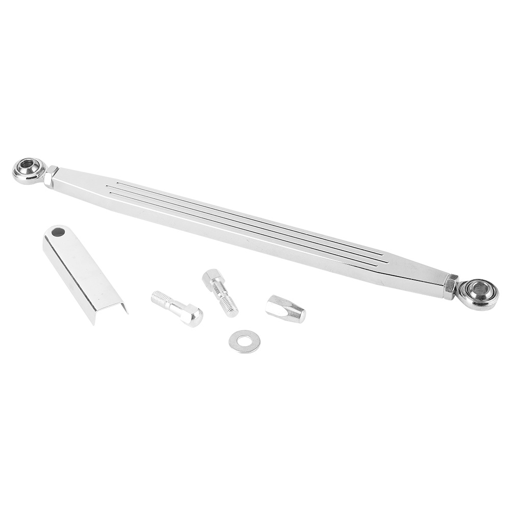 Versilberte Pleuelstange Für Schalthebel, Lange Bandausführung, 300 Mm/12 Zoll, Metallpleuelstange