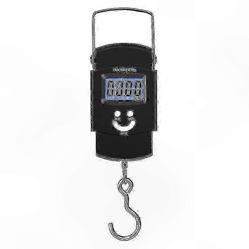 Digitale Angelwaage Mit Maßband, 50 Kg/110 Lbs Tragkraft, Hintergrundbeleuchtetes Lcd-display, Tragbarer Aufhängehaken Für Angler