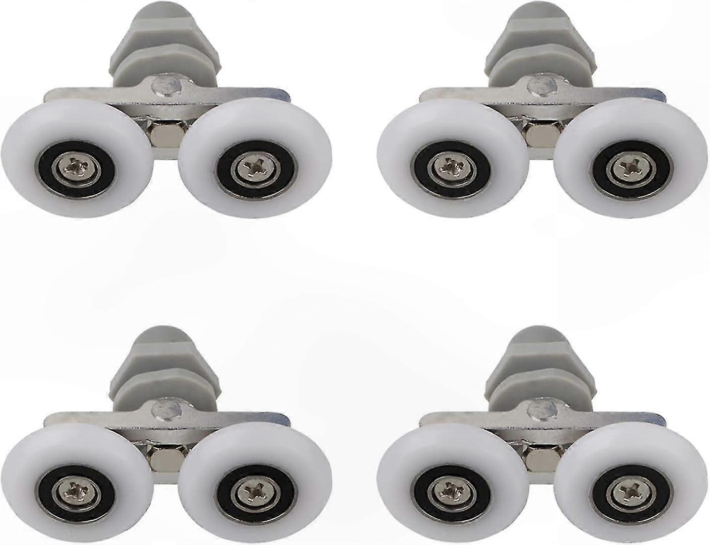 Duschkabinenrollen Für Schiebetüren, 25 Mm Metall-ersatzrollen Für Badezimmertüren, Doppelrolle Für Leichtgängiges Und Leises Gleiten