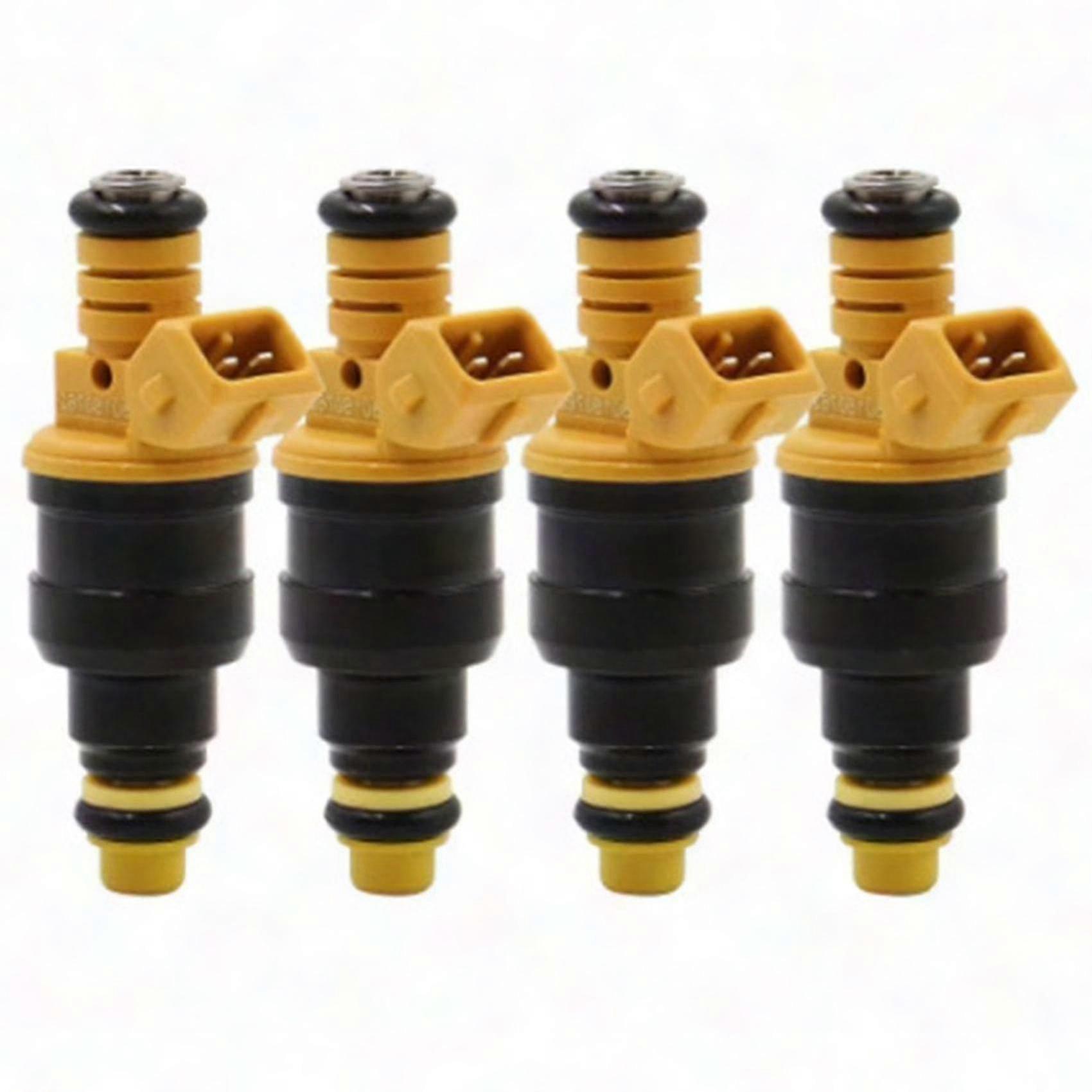 Satz Mit 4 Benzineinspritzdüsen 0280150762, Kompatibel Mit Peugeot 405, 505, 240, 244, 245, 740, 780, 940 Motoren 1,9 L, 2,2 L, 2,3 L